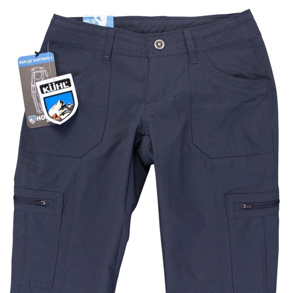 Kuhl Women's Dark Blue Straight Leg Pants NWT Size 0. - Picture 3 of 16